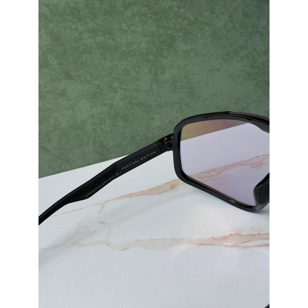 NEW Carrera 4017/S Mask Shield Sunglasses Black Mirror Lens - Picture 7 of 7